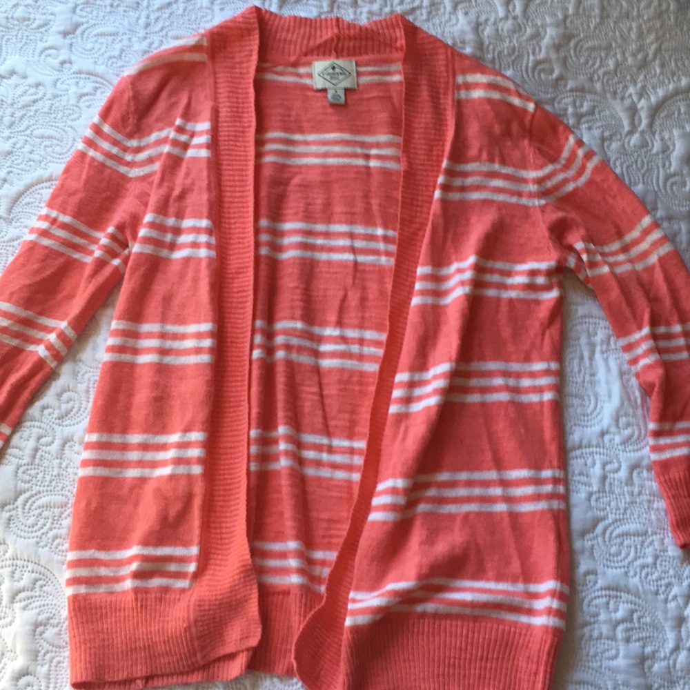 Comfy Striped sweater cardigan